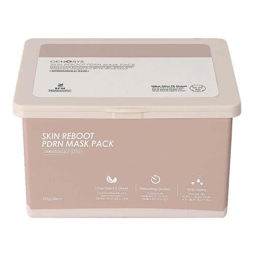 Набор антивозрастных тканевых масок с ПДРН Genosys Skin Reboot PDRN Mask Pack