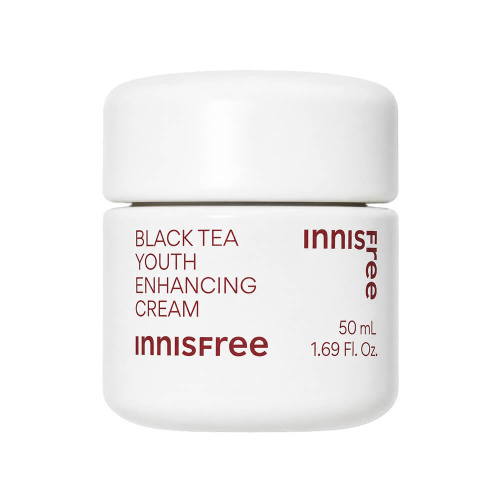 Увлажняющий крем для упругости кожи с чёрным чаем Innisfree Black Tea Youth Enhancing Cream