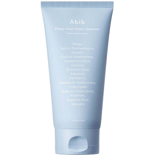 Глубокоочищающая пенка с гиалуроновой кислотой Abib Deep Clean Foam Cleanser Sedum Hyaluron Foam