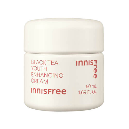 Увлажняющий крем для упругости кожи с чёрным чаем Innisfree Black Tea Youth Enhancing Cream