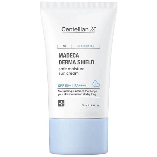 Солнцезащитный крем для лица Centellian24 Madeca Derma Shield Safe Moisture Sun Cream SPF50+ PA++++