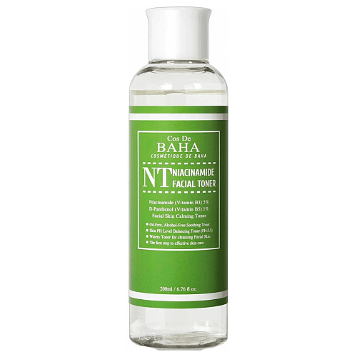 Тонер для проблемной кожи с ниацинамидом Cos De Baha Nt Niacinamide Toner