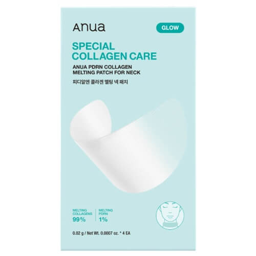 Набор тающих патчей для шеи с ПДРН Anua PDRN Collagen Melting Patch For Neck