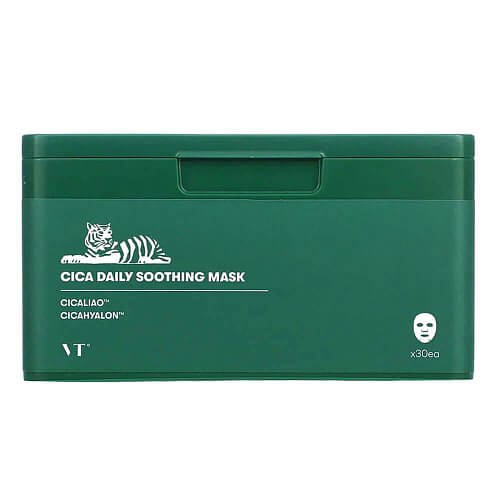 Набор успокаивающих масок с центеллой VT Cosmetics Cica Daily Soothing Mask