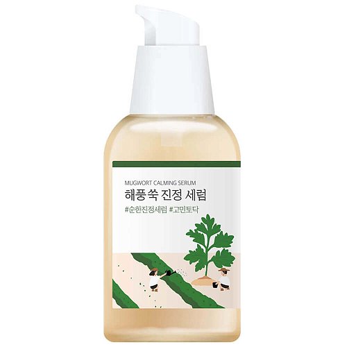 Успокаивающая сыворотка с полынью Round Lab Mugwort Calming Serum 