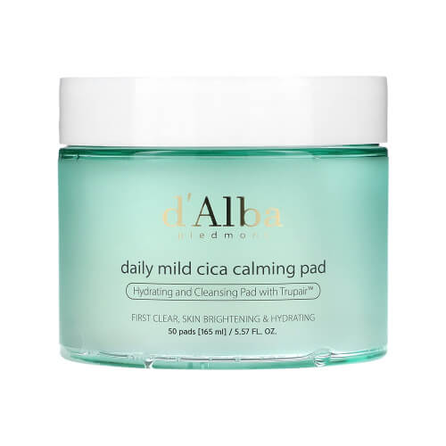 Успокаивающие пэды с белым трюфелем d'Alba Daily Mild Cica Calming Pad