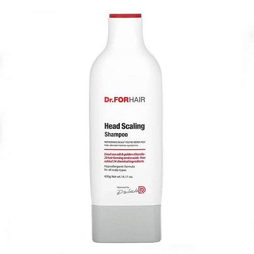 Оздоравливающий шампунь против выпадения с морской солью Dr.Forhair Head Scaling Shampoo