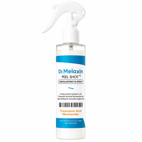 Пилинг-спрей для тела с транексамовой кислотой Dr.Melaxin Peel Shot Exfoliating TX-Spray