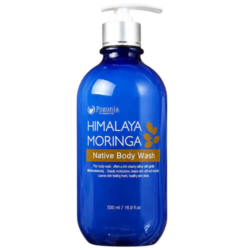 Гель для душа с растительными экстрактами Pogonia Himalaya Moringa Native Body Wash
