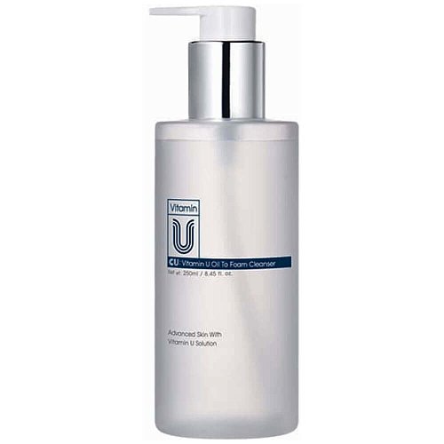 Двухфазное масло-пенка для очищения с витамином U CUSKIN CU: Vitamin U Oil To Foam Cleanser