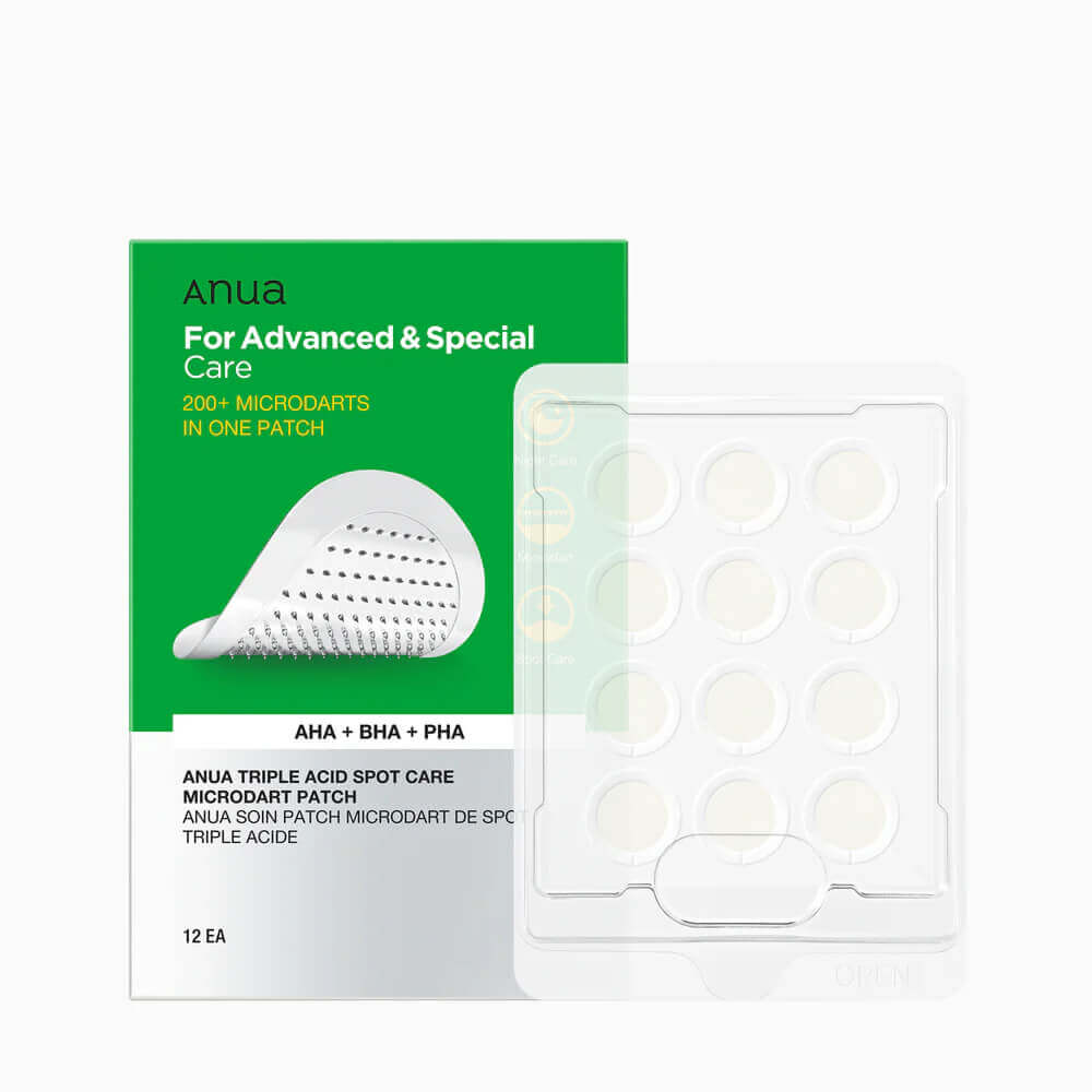 Игольчатые точечные патчи с кислотами Anua Triple Acid Spot Care Microdart Patch