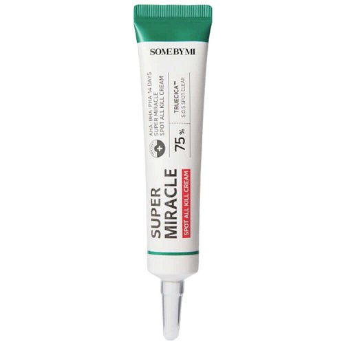 Точечный крем против акне с AHA и BHA кислотами Some By Mi Super Miracle Spot All Kill Cream