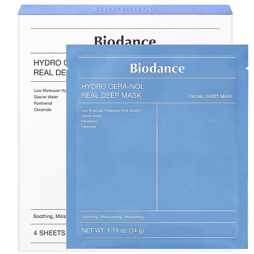 Ночная гидрогелевая маска с церамидами против сухости Biodance Hydro Cera-Nol Real Deep Mask