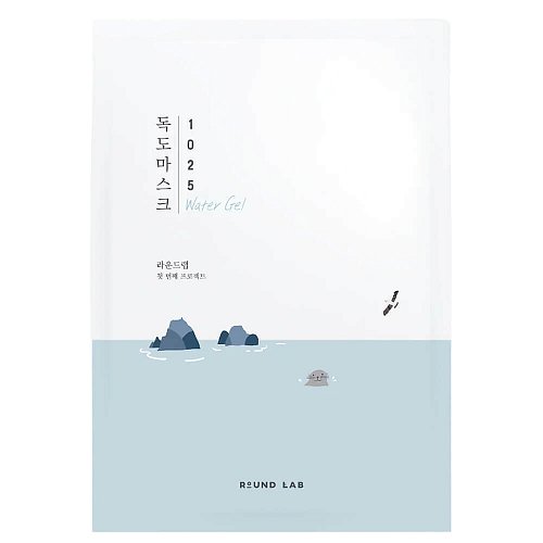 Ультратонкая маска для глубокого увлажнения Round Lab 1025 Dokdo Hydrating Water Gel Mask Sheet