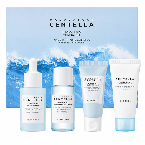 Набор увлажняющих миниатюр с центеллой SKIN1004 Madagascar Centella Hyalu-Cica Travel Kit