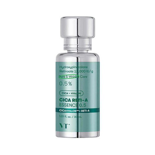 Интенсивная бустер-эссенция с ретинолом и центеллой VT Cosmetics Cica Reti-A Essence 0.5