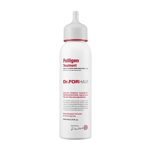 Маска против выпадения волос с липосомами Dr.Forhair Folligen Treatment