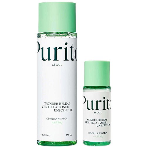 Тонер для чувствительной кожи с центеллой Purito Seoul Wonder Releaf Centella Toner Unscented