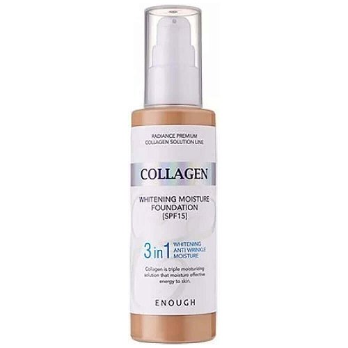 Тональный крем с коллагеном для сияния кожи Enough Collagen Whitening Moisture Foundation SPF15
