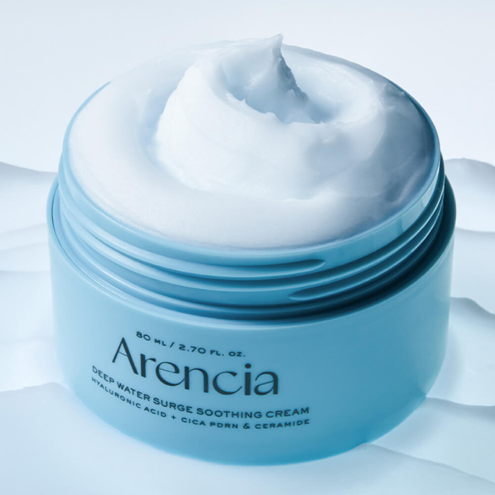 Успокаивающий крем с ПДРН и пептидами Arencia Deep Water Surge Soothing Cream