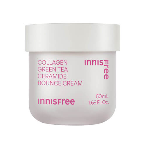 Крем для упругости кожи с коллагеном Innisfree Collagen Green Ceramide Bounce Cream