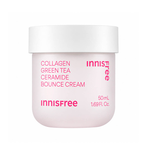Крем для упругости кожи с коллагеном Innisfree Collagen Green Ceramide Bounce Cream