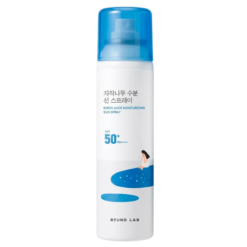 Увлажняющий солнцезащитный спрей Round Lab Birch Juice Moisturizing Sun Spray SPF50+ PA++++