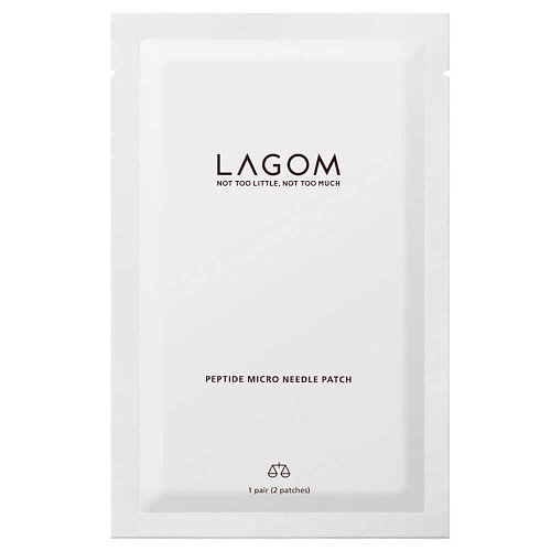 Пептидные патчи с микроиглами от морщин под глазами Lagom Peptide Micro Needle Patch