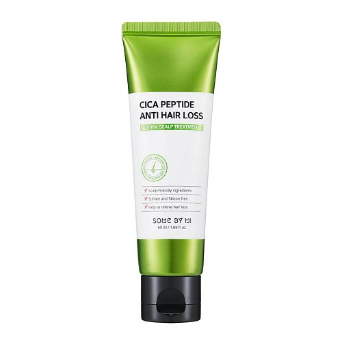 Укрепляющая маска для волос с центеллой и пептидами Some By Mi﻿ Cica Peptide Anti Hair Loss Treatment