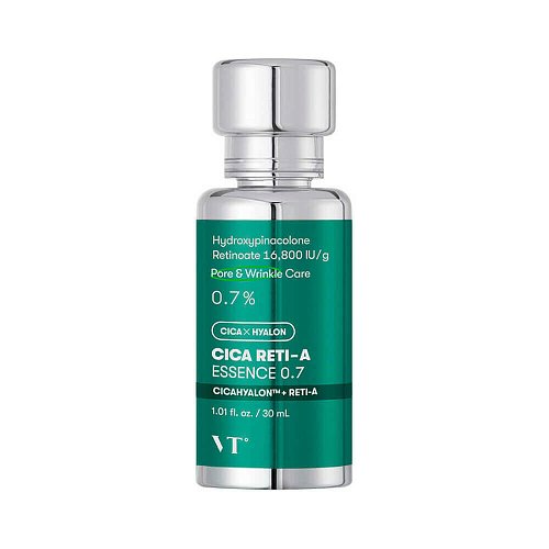 Бустер-эссенция с высокой концентрацией ретинола и центеллой VT Cosmetics Cica Reti-A Essence 0.7