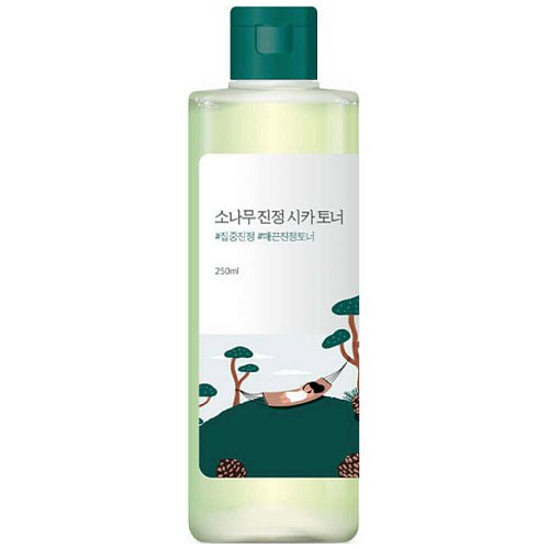 Тоник с экстрактами сосны и центеллы для проблемной кожи Round Lab Pine Calming Cica Toner