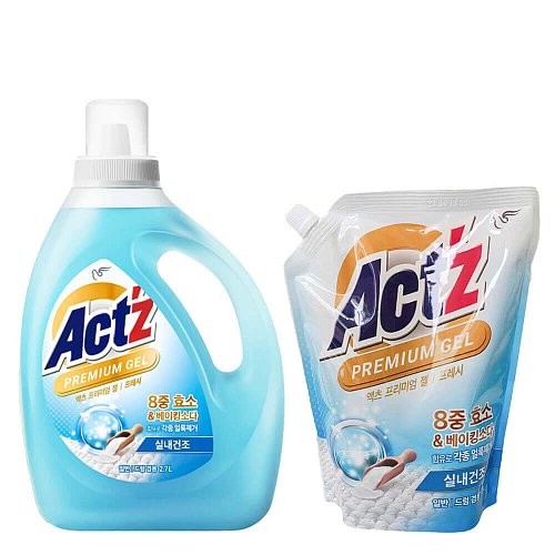 Гель-концентрат для стирки белья с мятой Act'z Premium Gel Fresh