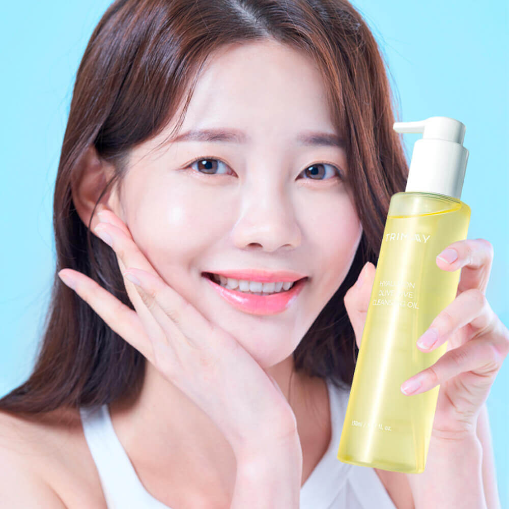Слабокислотное гидрофильное масло Trimay Hyaluron Olive Dive Cleansing Oil 
