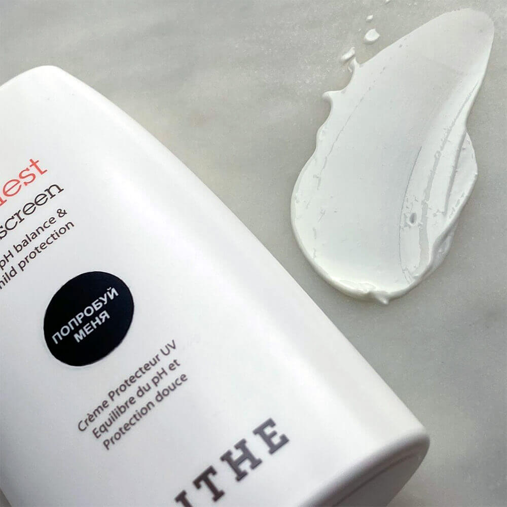 Солнцезащитный крем на химических фильтрах Blithe UV Protector Honest Sunscreen SPF50+ PA++++