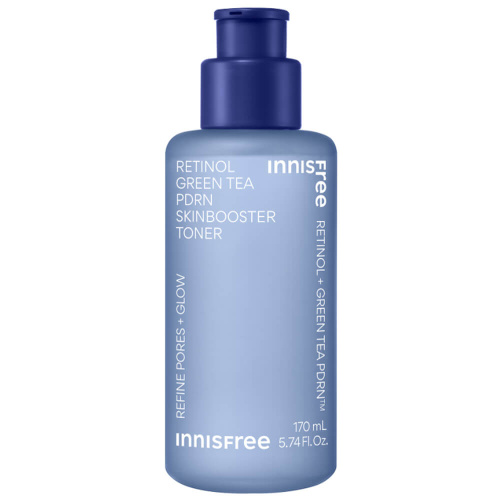 Бустер-тонер с ретинолом и зелёным чаем Innisfree Retinol Green Tea PDRN Skin Booster Toner