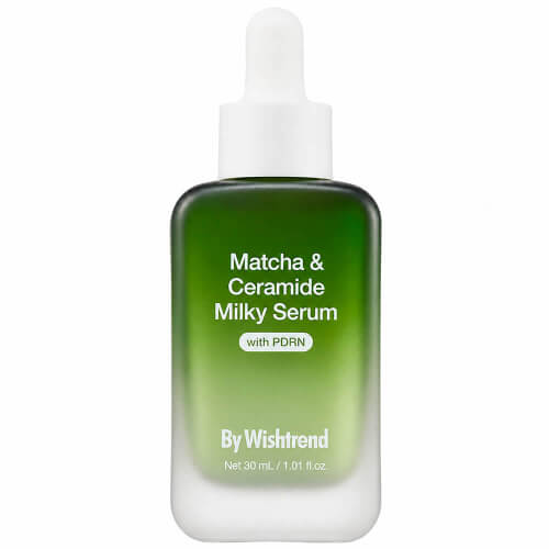 Молочная сыворотка с матчей и церамидами By Wishtrend Matcha & Ceramide Milky Serum