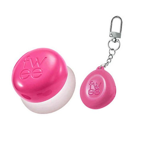 Вельветовый бальзам-пудинг для губ и щёк + брелок fwee Lip&Cheek Blurry Pudding Pot Keyring Set