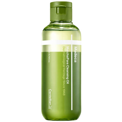 Гидрофильное масло с матчей и кислотами Centellian24 Madeca Matcha Pore Cleansing Oil