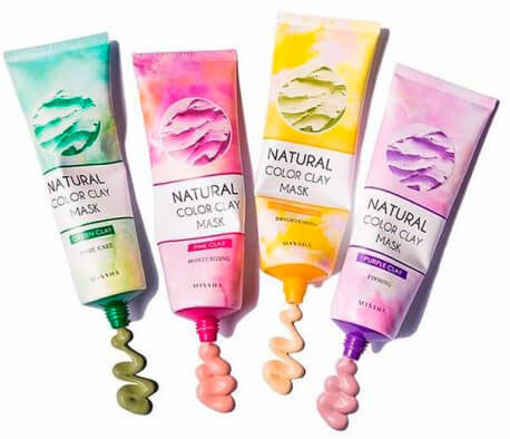 Глиняные маски Missha Natural Color Clay Mask